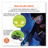 N-ferno 6804 Skull Cap Winter Hat With Led Lights, One Size Fits Mosts, Lime, Ships In 1-3 Business Days