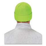 N-ferno 6806 Cuffed Rib Knit Winter Hat, One Size Fits Most, Lime, Ships In 1-3 Business Days
