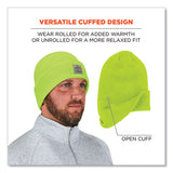N-ferno 6806 Cuffed Rib Knit Winter Hat, One Size Fits Most, Lime, Ships In 1-3 Business Days