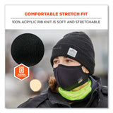 N-ferno 6806 Cuffed Rib Knit Winter Hat, One Size Fits Most, Black, Ships In 1-3 Business Days
