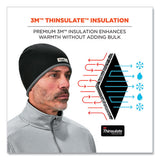 N-ferno 6818 Knit Winter Hat Fleece Lined, One Size Fits Most, Black, Ships In 1-3 Business Days