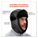 N-ferno 6802z Zippered Trapper Hat, Small/medium, Black, Ships In 1-3 Business Days