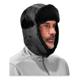 N-ferno 6802z Zippered Trapper Hat, Small/medium, Black, Ships In 1-3 Business Days