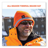 N-ferno 6803 Reflective Rib Knit Winter Hat, One Size Fits Most, Orange, Ships In 1-3 Business Days