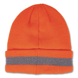N-ferno 6803 Reflective Rib Knit Winter Hat, One Size Fits Most, Orange, Ships In 1-3 Business Days