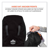 N-ferno 6871 2-layer Winter Liner + Mouthpiece Kit, Fleece/cotton, One Size Fits Most, Black, Ships In 1-3 Business Days