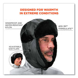 N-ferno 6802zi Zipper Trapper Hat + Universal Bump Cap, L/xl, Black, Ships In 1-3 Business Days
