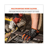 Proflex 815 Quickcuff Mechanics Gloves, Black, 2x-large, Pair, Ships In 1-3 Business Days