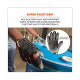 Proflex 821 Smooth Surface Handling Gloves, Black, 2x-large, Pair, Ships In 1-3 Business Days