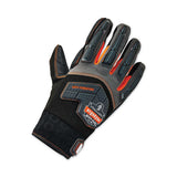 Proflex 9015f(x) Certified Anti-vibration Gloves And Dorsal Protection, Black, 2x-large, Pair, Ships In 1-3 Business Days