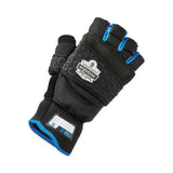 Proflex 816 Thermal Flip-top Gloves, Black, Small, Pair, Ships In 1-3 Business Days