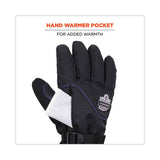 Proflex 825wp Thermal Waterproof Winter Work Gloves, Black, Medium, Pair, Ships In 1-3 Business Days
