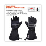 Proflex 825wp Thermal Waterproof Winter Work Gloves, Black, 2x-large, Pair, Ships In 1-3 Business Days