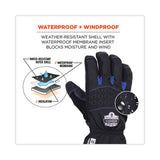 Proflex 819wp Extreme Thermal Wp Gloves, Black, Small, Pair, Ships In 1-3 Business Days
