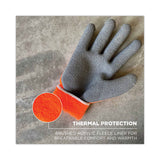 Proflex 7401 Coated Lightweight Winter Gloves, Orange, X-large, Pair, Ships In 1-3 Business Days