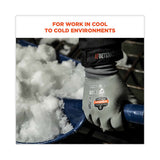 Proflex 7501 Coated Waterproof Winter Gloves, Gray, Large, Pair, Ships In 1-3 Business Days