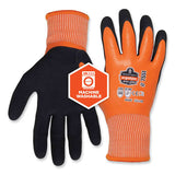 Proflex 7551 Ansi A5 Coated Waterproof Cr Gloves, Orange, Medium, Pair, Ships In 1-3 Business Days