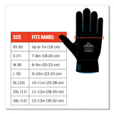 Proflex 7551 Ansi A5 Coated Waterproof Cr Gloves, Orange, 2x-large, Pair, Ships In 1-3 Business Days