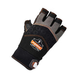 Proflex 900 Half-finger Impact Gloves, Black, Small, Pair, Ships In 1-3 Business Days