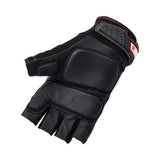Proflex 900 Half-finger Impact Gloves, Black, Large, Pair, Ships In 1-3 Business Days