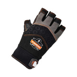 Proflex 900 Half-finger Impact Gloves, Black, X-large, Pair, Ships In 1-3 Business Days