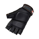 Proflex 900 Half-finger Impact Gloves, Black, 2x-large, Pair, Ships In 1-3 Business Days