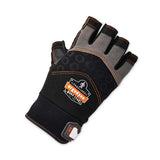 Proflex 900 Half-finger Impact Gloves, Black, 2x-large, Pair, Ships In 1-3 Business Days