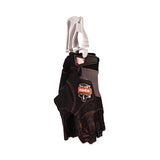 Proflex 901 Half-finger Leather Impact Gloves, Black, Small, Pair, Ships In 1-3 Business Days