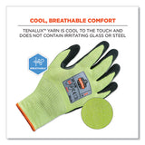Proflex 7041 Ansi A4 Nitrile-coated Cr Gloves, Lime, Medium, Pair, Ships In 1-3 Business Days