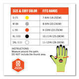 Proflex 7041 Ansi A4 Nitrile-coated Cr Gloves, Lime, Medium, Pair, Ships In 1-3 Business Days