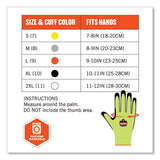 Proflex 7041 Ansi A4 Nitrile-coated Cr Gloves, Lime, X-large, Pair, Ships In 1-3 Business Days