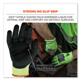 Proflex 7041-case Ansi A4 Nitrile Coated Cr Gloves, Lime, Medium, 144 Pairs/carton, Ships In 1-3 Business Days