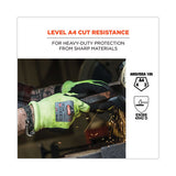 Proflex 7041 Ansi A4 Nitrile-coated Cr Gloves, Lime, Large, 144 Pairs, Ships In 1-3 Business Days