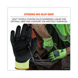 Proflex 7041 Ansi A4 Nitrile-coated Cr Gloves, Lime, Large, 144 Pairs, Ships In 1-3 Business Days