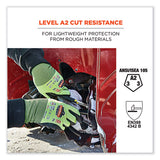 Proflex 7022-case Ansi A2 Coated Cr Gloves Dsx, Lime, 2x-large, 144 Pairs/carton, Ships In 1-3 Business Days