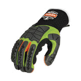 Proflex 925f(x) Standard Dorsal Impact-reducing Gloves, Black/lime, Large, Pair, Ships In 1-3 Business Days