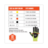 Proflex 7141 Ansi A4 Dir Nitrile-coated Cr Gloves, Lime, X-large, Pair, Ships In 1-3 Business Days
