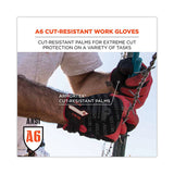 Proflex 812cr6 Ansi A6 Utility And Cr Gloves, Black, Medium, Pair, Ships In 1-3 Business Days