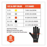 Proflex 7001 Nitrile-coated Gloves, Black, Medium, Pair, Ships In 1-3 Business Days