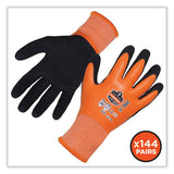 Proflex 7551-case Ansi A5 Coated Waterproof Cr Gloves, Orange, Medium, 144 Pairs/carton, Ships In 1-3 Business Days