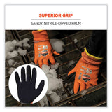 Proflex 7551-case Ansi A5 Coated Waterproof Cr Gloves, Orange, Large, 144 Pairs/carton, Ships In 1-3 Business Days