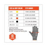 Proflex 7071 Ansi A7 Pu Coated Cr Gloves, Gray, X-large, 12 Pairs/pack, Ships In 1-3 Business Days