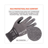 Proflex 7071 Ansi A7 Pu Coated Cr Gloves, Gray, Small, Pair, Ships In 1-3 Business Days