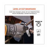 Proflex 7071 Ansi A7 Pu Coated Cr Gloves, Gray, Large, Pair, Ships In 1-3 Business Days