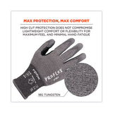 Proflex 7071 Ansi A7 Pu Coated Cr Gloves, Gray, Large, Pair, Ships In 1-3 Business Days