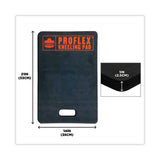Proflex 380 Standard Foam Kneeling Pad, 1", Medium, Black, Ships In 1-3 Business Days