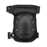 Proflex 435 Hinged Gel Knee Pad With Buckles, Hard Cap, Buckle Closure, One Size, Black, Pair, Ships In 1-3 Business Days