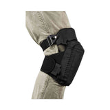 Proflex 450 Hinged Slip Resistant Gel Knee Pads, Soft Cap, Hook And Loop Closure, Black, Pair, Ships In 1-3 Business Days