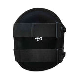 Proflex 355 Injected Gel Knee Pads, Short Cap, Buckle Closure, One Size Fits Most, Black, Pair, Ships In 1-3 Business Days