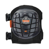 Proflex 357 Lightweight Gel Knee Pads, Short Cap, Buckle Closure, One Size Fits Most, Black, Pair, Ships In 1-3 Business Days